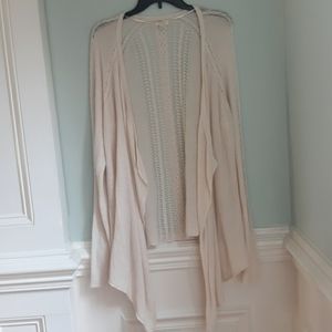 SONOMA Cream waterfall Cardigan, XL